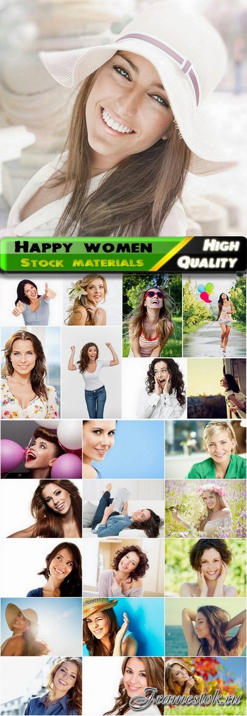 Happy young women Stock images - 25 HQ Jpg