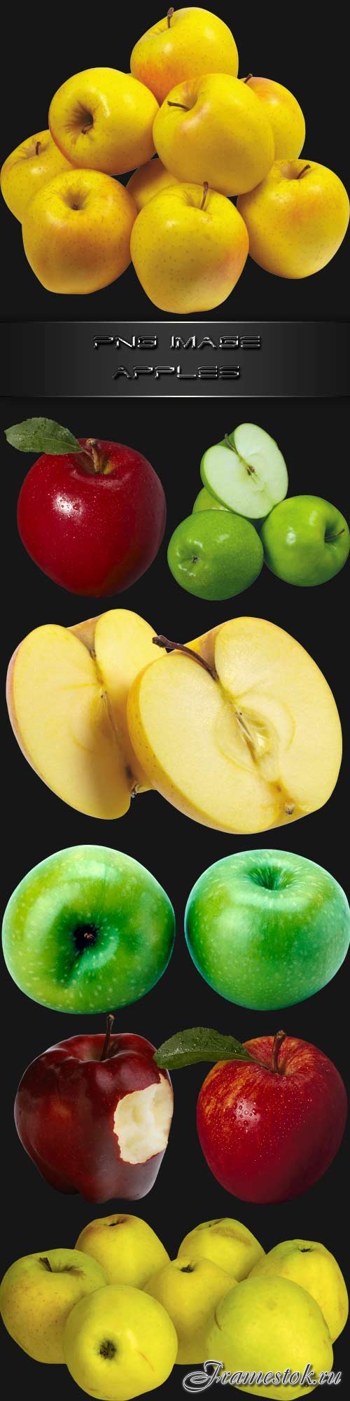 PNG clipart  Apples