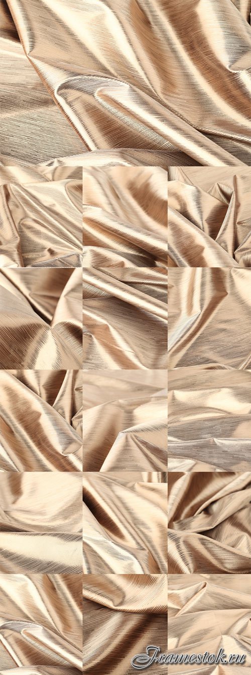 Golden-beige fabric texture bitmap