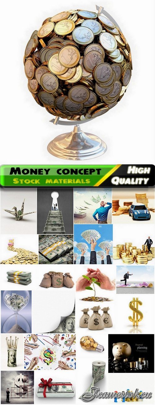 Creative busines with money concept - 25 HQ Jpg