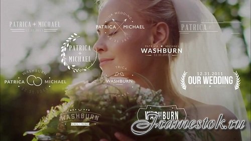 Unity - Wedding Badge Pack - After Effects Template (RocketStock)