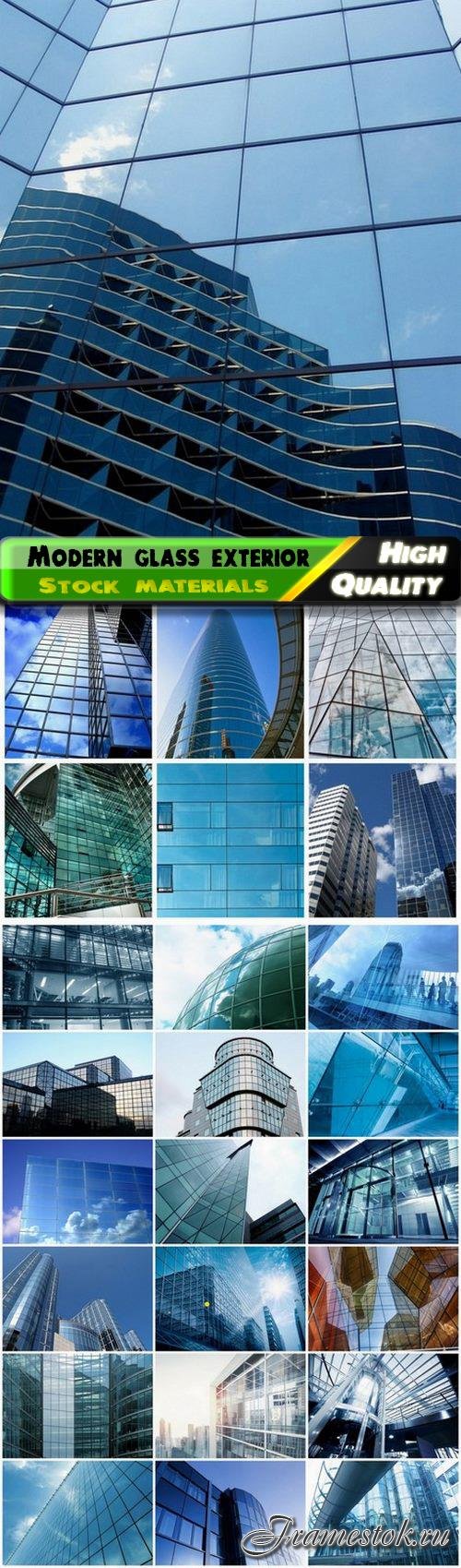 Modern exterior of glass building and office skyscraper - 25 HQ Jpg
