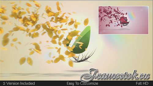 Flying Leaves Logo Reveal - Project for After Effects (Videohive)