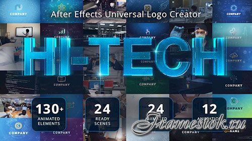 Ultimate Hi-Tech Logo Generator - Project for After Effects (Videohive)