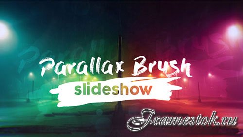 Parallax Brush Slideshow - Project for After Effects (Videohive)