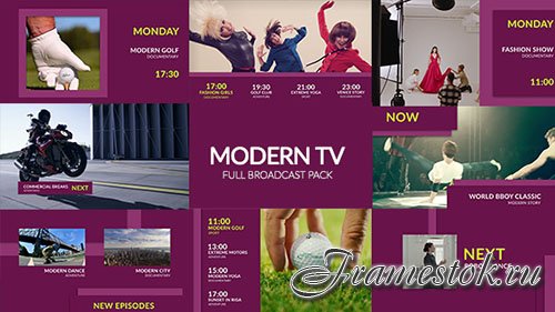 Modern TV - Full Broadcast Pack - Project for After Effects (Videohive)