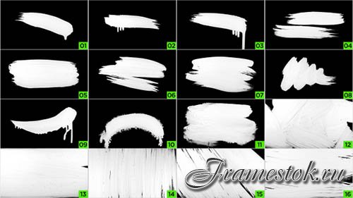 Natural Paint Brush Pack - Stock Footage (Videohive)