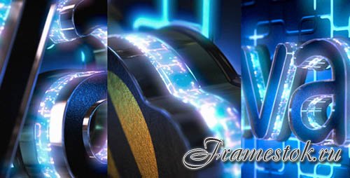 Neon Logo Reveal with Cube Tunnel - Project for After Effects (Videohive)