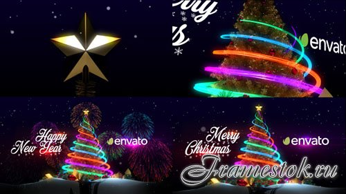 Christmas Tree & New Year Greetings - Project for After Effects (Videohive)