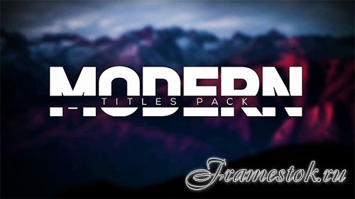 Modern Intro Titles Pack lll - Project for After Effects (Videohive)