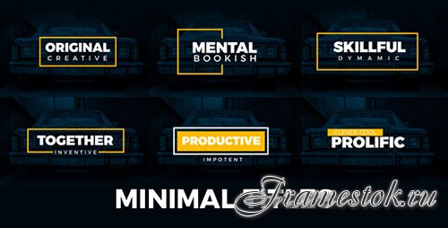 Minimal Titles 19235796 - Project for After Effects (Videohive)