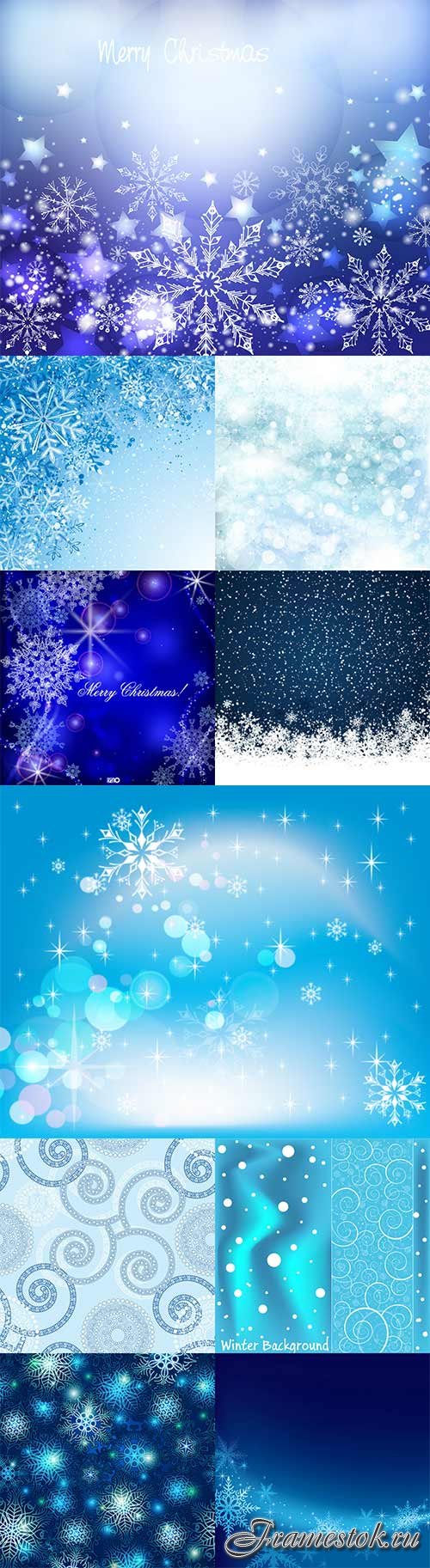 Cold vector backgrounds - 2