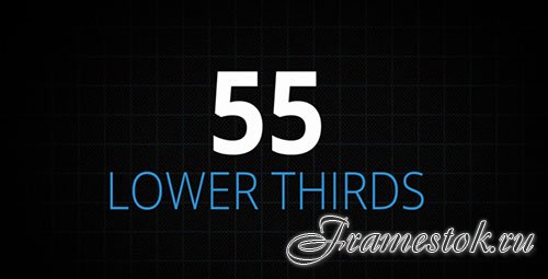 55 Lower Thirds - Project for After Effects (Videohive)