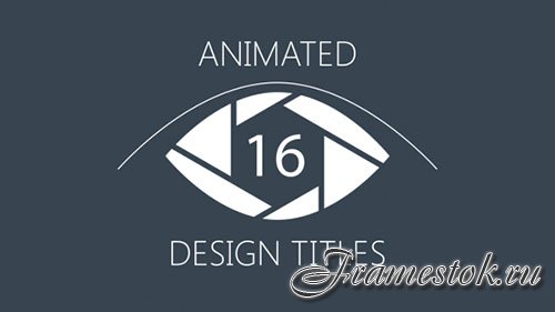 16 Animated Design Titles - Project for After Effects (Videohive)