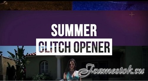 Summer Glitch Opener After Effects Templates