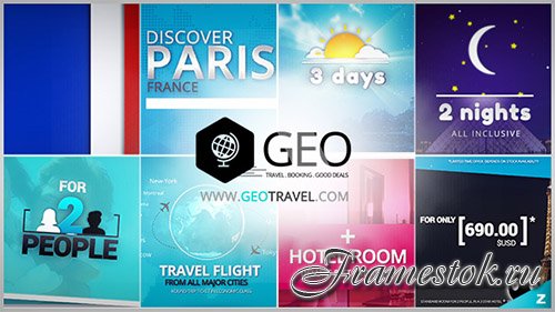 GEO - Travel & Booking Promo Trip Package - Project for After Effects (Videohive)