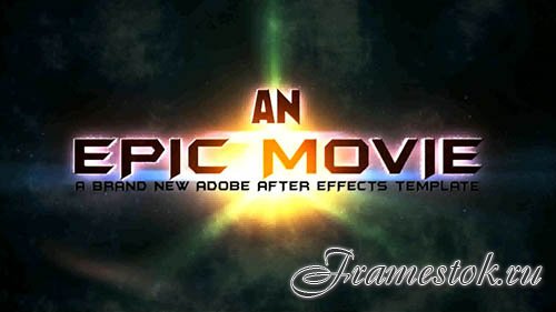 After Effects template - An Epic Movie