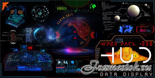 HUD Hyper Pack 350 - Project for After Effects (Videohive)