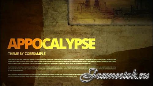 After Effects template - Apocalypse