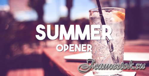 Summer Typography Slides - Project for After Effects (Videohive)