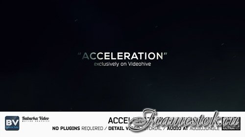 Acceleration // Demo reel - Project for After Effects (Videohive)