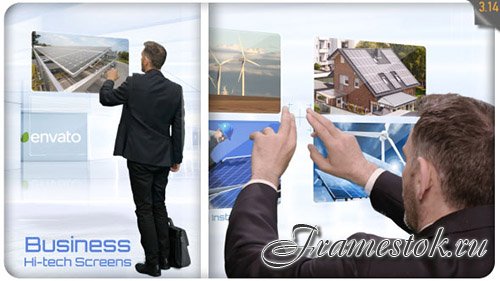 Business Hi-Tech Screens - Project for After Effects (Videohive)