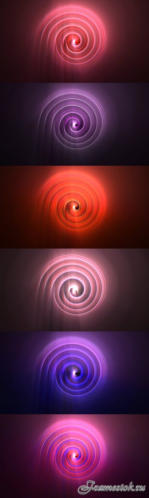 Color Changing Spiral Neon