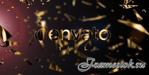 Gold Fragments - Project for After Effects (Videohive)