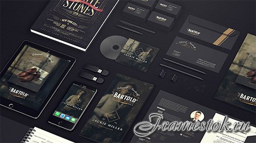 Black Mock-up Video Presentation - Project for After Effects (Videohive) 