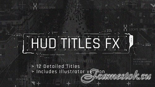 HUD Titles FX - Project for After Effects (Videohive)