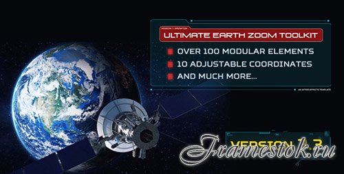 Ultimate Earth Zoom Toolkit V3.3 - Project for After Effects (Videohive)