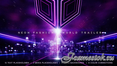 Neon Fashion World Trailer - Project for After Effects (Videohive)