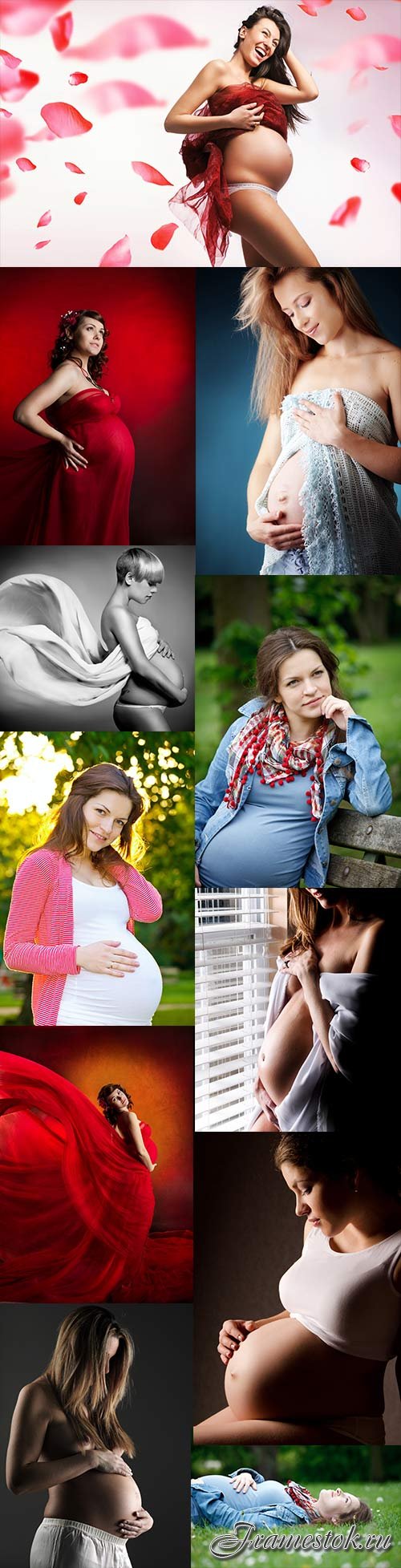 Beautiful pregnant woman