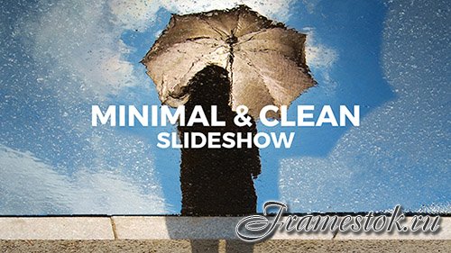 Minimal & Clean Slideshow - Project for After Effects (Videohive)