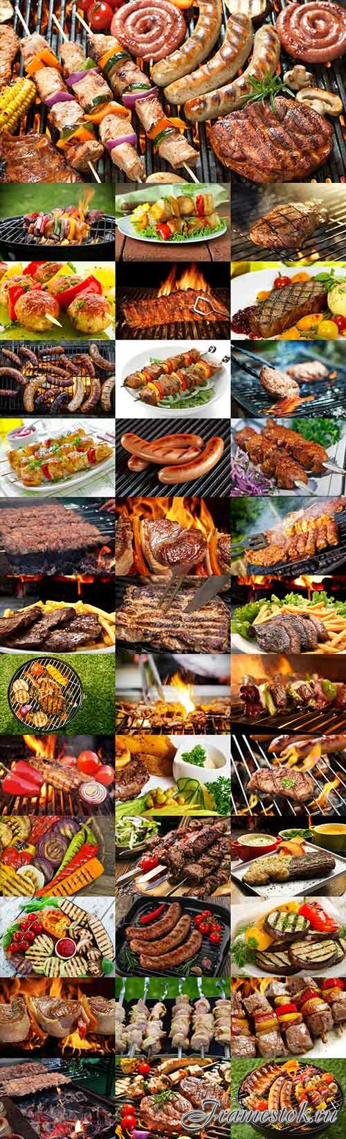 60 BBQ stock photo