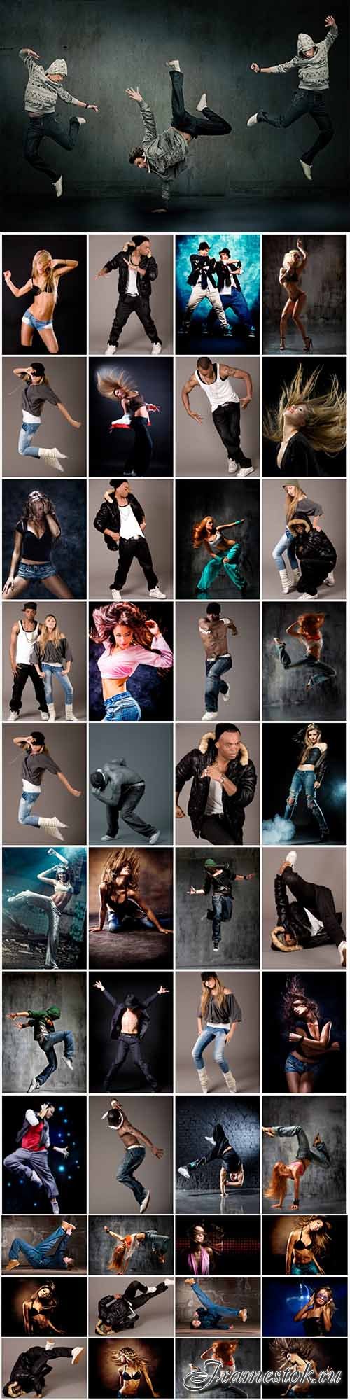 100 dancing people photo