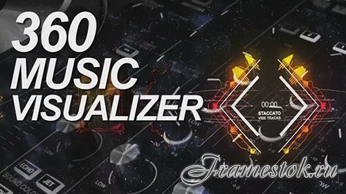 360 Music Visualizer - After Effects Template