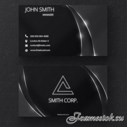 White ray - business card