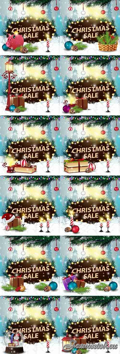    - 4 -   / Christmas backgrounds -4 - Vector Graphics 
