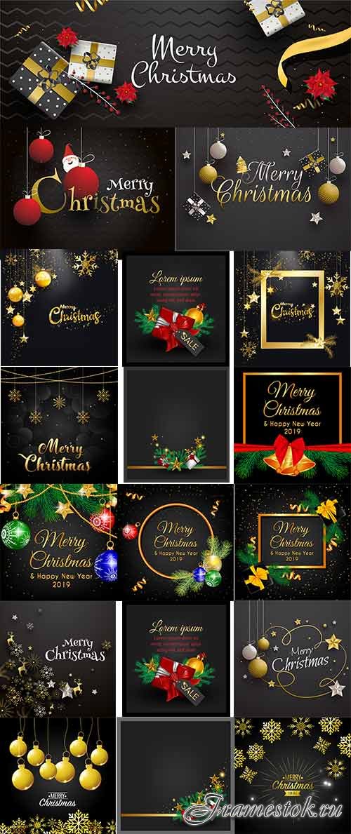   - 13 -   / Christmas backgrounds -13 - Vector Graphics 