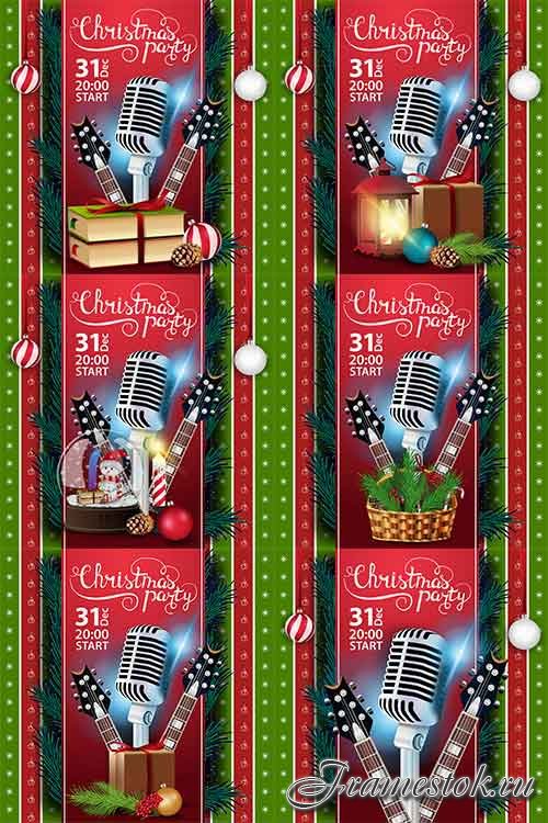    -   / Musical Christmas backgrounds - Vector Graphics