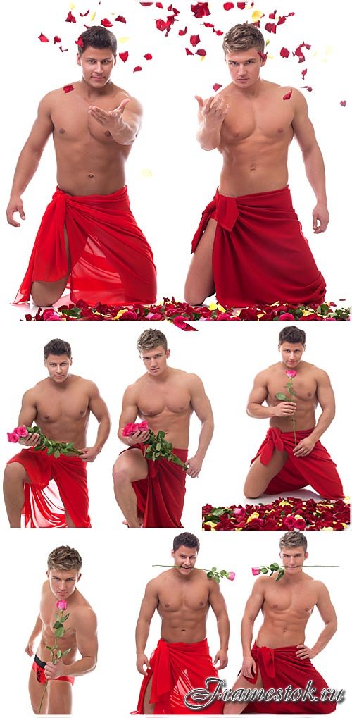    / Men with roses - Stock Photo
