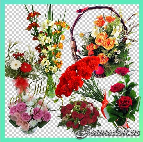 Клипарт – Дарите женщинам цветы необычайной красоты - 3