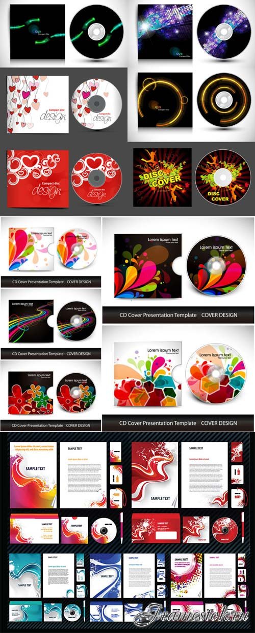 Design for CD colorful splendor