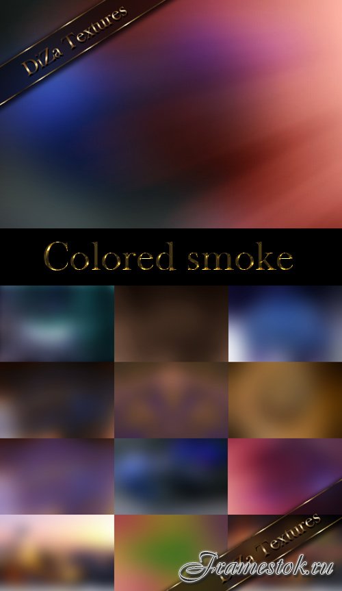 Colored smoke textures