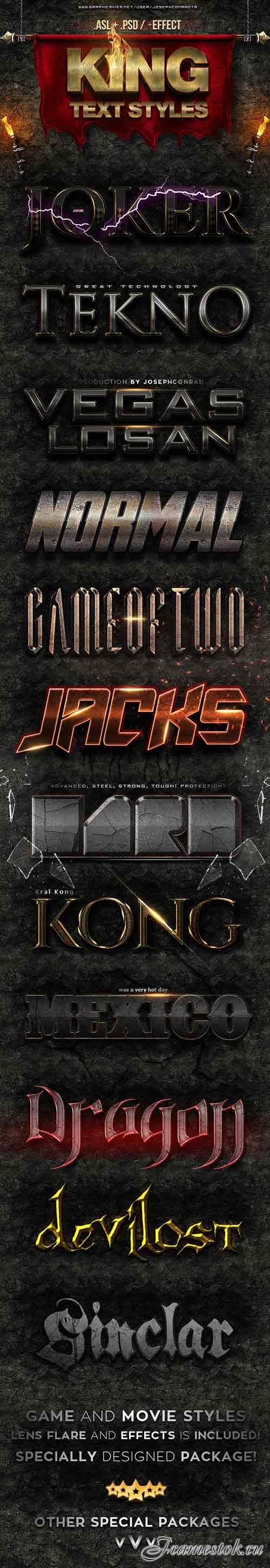 Graphicriver - King Text Styles v2 9061050