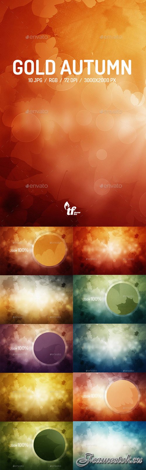 Gold Autumn Backgrounds