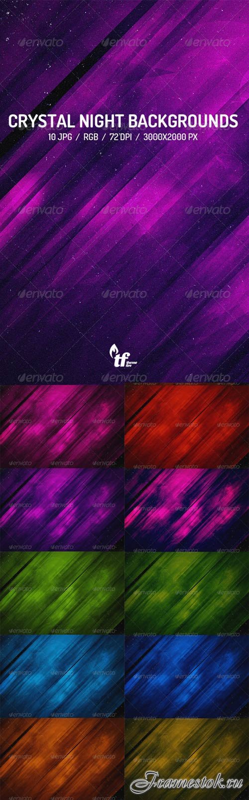 Crystal Night Backgrounds