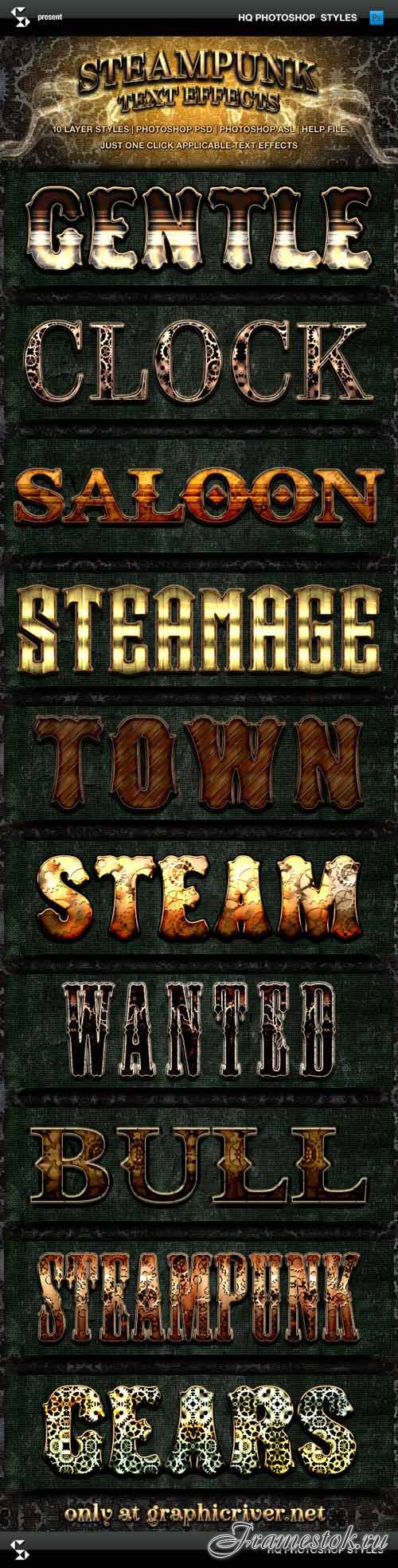 Graphicriver - Steampunk Text Effects 9020781