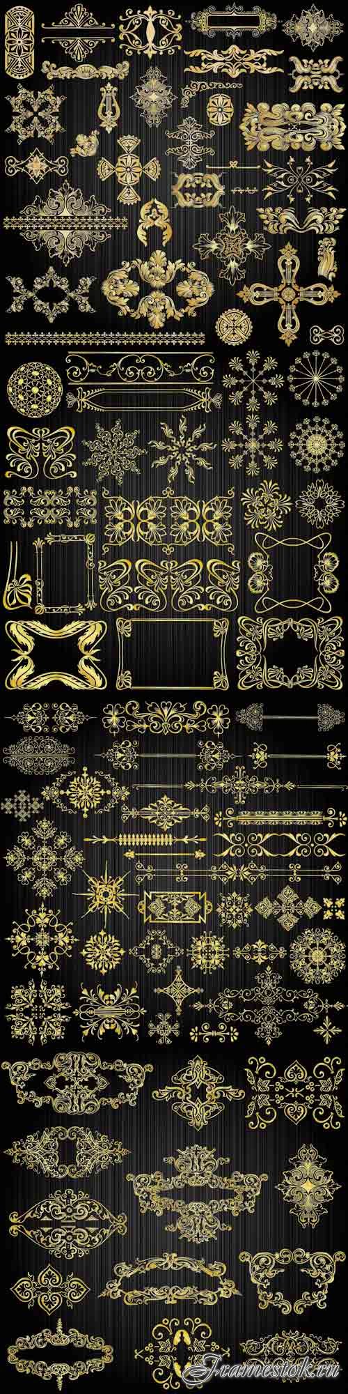 Beautiful gold pattern